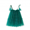 Vestido de verano navidad tul con lentejuelas para niñas